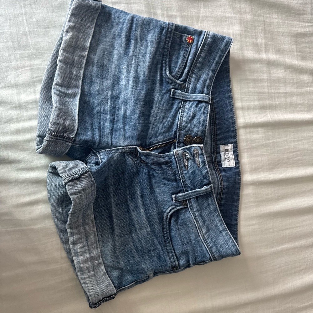 Hudson Jeans Light Blue Denim Shorts